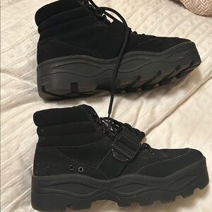 Black womens booties